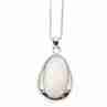Sky Jewelry Серебряная цепочка с кулоном Перламутр Италия