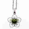 Sky Jewelry Серебряная цепочка с кулоном Агат