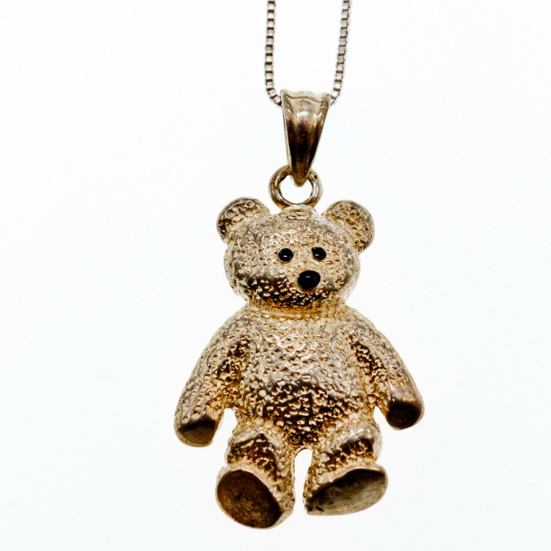 Sky Jewelry Серебряная цепочка с кулоном Мишка  Италия