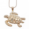 Sky Jewelry Серебряная цепочка с кулоном Черепаха  Италия