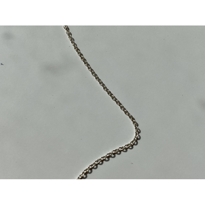 Sky Jewelry Серебряная цепочка с крестиком жемчуг морион и изумруд