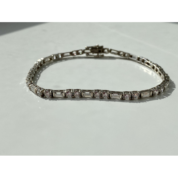 Sky Jewelry Серебряный Браслет 925 пробы с Фианитами