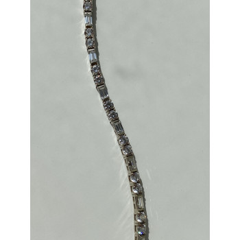 Sky Jewelry Серебряный Браслет 925 пробы с Фианитами