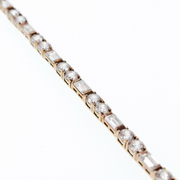 Sky Jewelry Серебряный Браслет 925 пробы с Фианитами