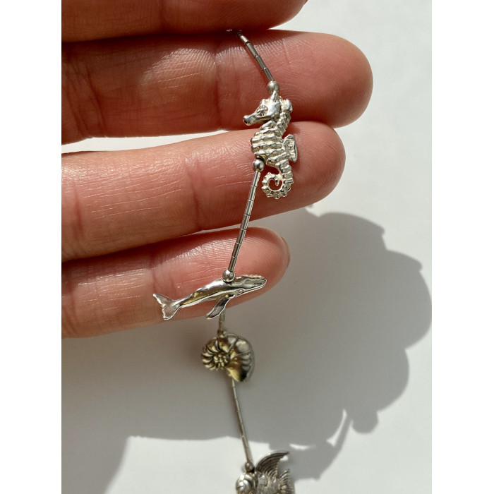 Sky Jewelry Серебряный браслет Морской