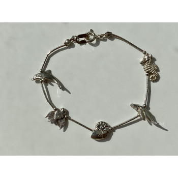 Sky Jewelry Серебряный браслет Морской