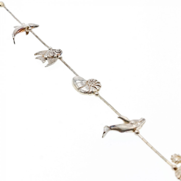 Sky Jewelry Серебряный браслет Морской