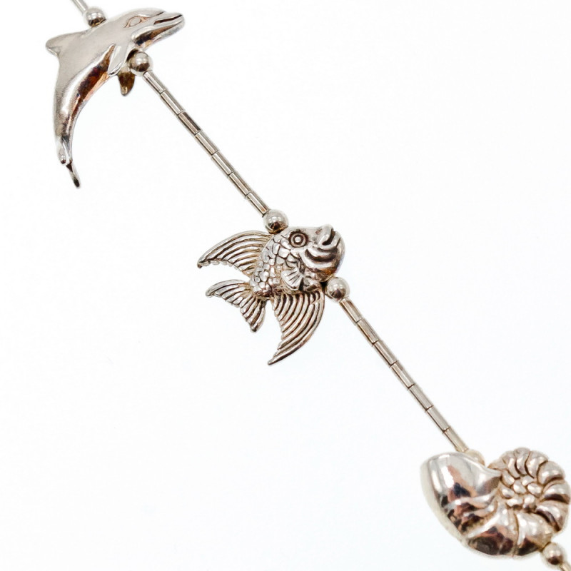 Sky Jewelry Серебряный браслет Морской