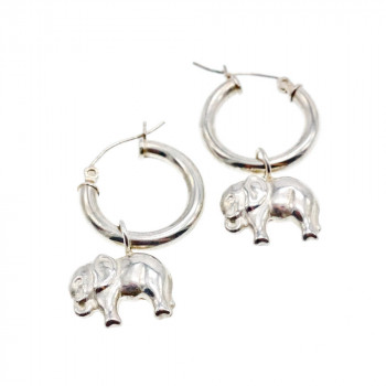 Sky Jewelry Серебряные серьги Слоник
