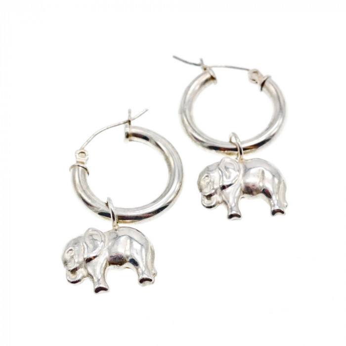 Sky Jewelry Серебряные серьги Слоник