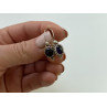 Sky Jewelry Винтажные Серебряные серьги с агатом