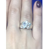 Sky Jewelry Серебряное кольцо с фианитом