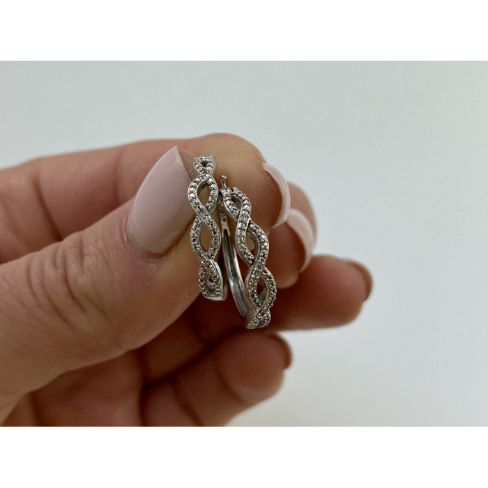 Sky Jewelry Серебряные серьги Нежность