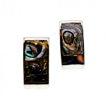 Sky Jewelry Серебряные Серьги с камнем Галиотис