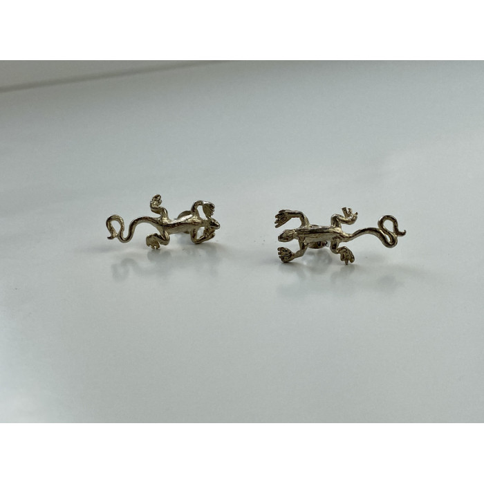Sky Jewelry Серебряные серьги Ящерица