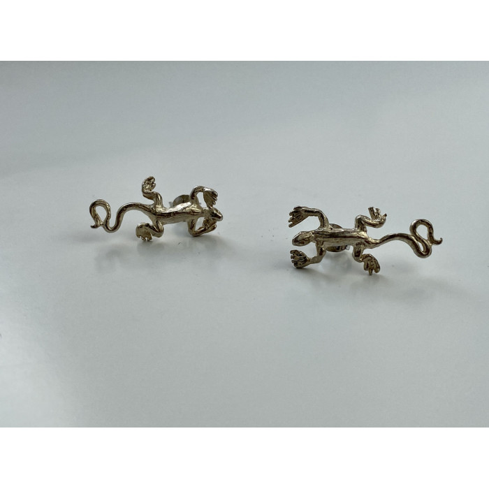 Sky Jewelry Серебряные серьги Ящерица