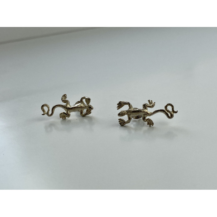 Sky Jewelry Серебряные серьги Ящерица