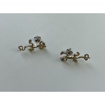 Sky Jewelry Серебряные серьги Ящерица