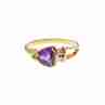 Sky Jewelry Кольцо из желтого золота с турмалином и бриллиантами