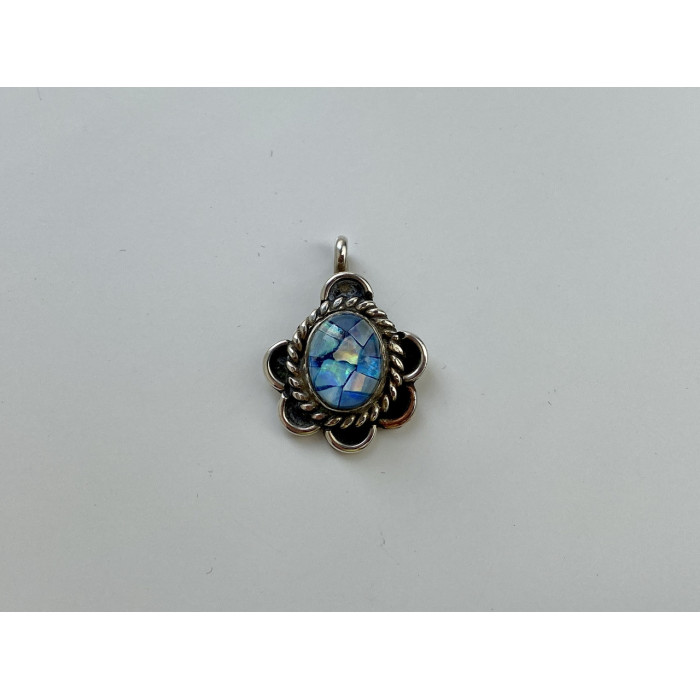 Sky Jewelry Серебряный Кулон с Мозаик Опалом