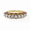 Sky Jewelry Серебряное кольцо в позолоте с фианитами  Блеск