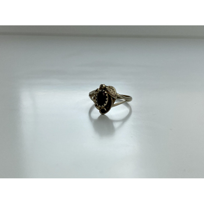 Sky Jewelry Серебряное винтажное кольцо с камнем  Гранат Пироп