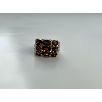 Sky Jewelry Серебряное кольцо с Альмандином