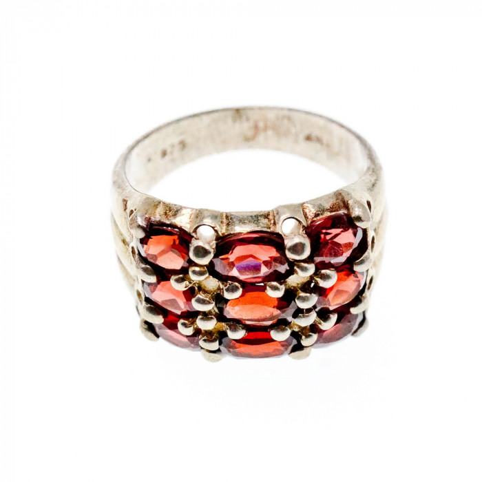 Sky Jewelry Серебряное кольцо с Альмандином