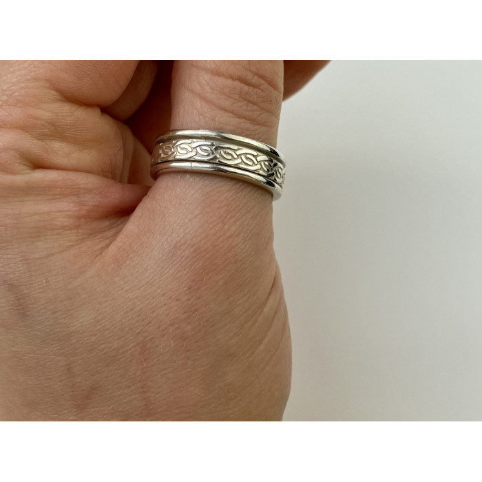 Sky Jewelry Серебряное мужское кольцо для снятия стресса - Спинер  925 проба