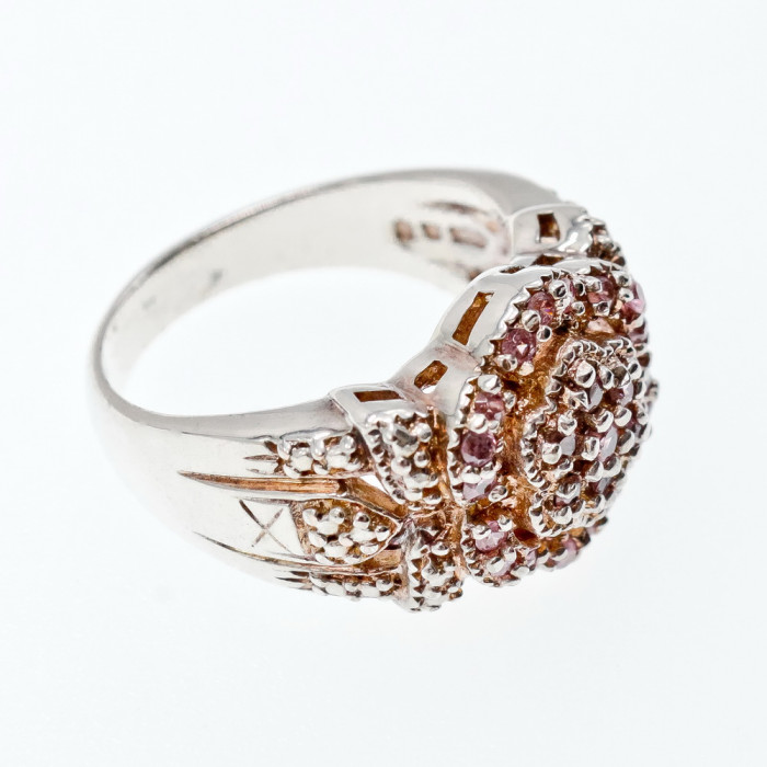 Sky Jewelry Серебряное Кольцо с Морганитом