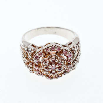 Sky Jewelry Серебряное Кольцо с Морганитом