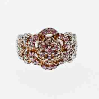 Sky Jewelry Серебряное Кольцо с Морганитом