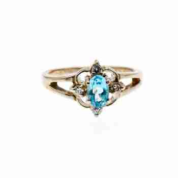 Sky Jewelry Серебряное кольцо со шпинелью и фианитами  Нежность