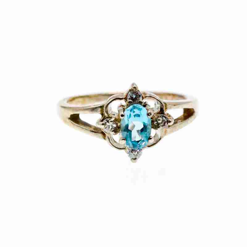 Sky Jewelry Серебряное кольцо со шпинелью и фианитами  Нежность