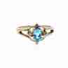 Sky Jewelry Серебряное кольцо со шпинелью и фианитами  Нежность
