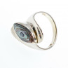 Sky Jewelry Серебряное кольцо с камнем галиотис