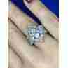 Sky Jewelry Серебряное кольцо с фианитами