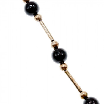 Sky Jewelry Серебряный браслет с ониксом