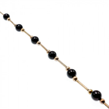 Sky Jewelry Серебряный браслет с ониксом