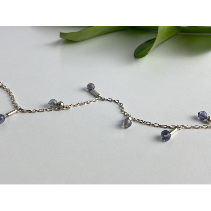 Sky Jewelry Серебряный браслет с ювелирным стеклом