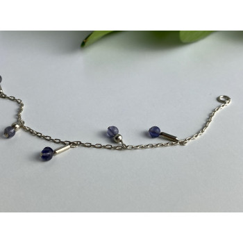 Sky Jewelry Серебряный браслет с ювелирным стеклом