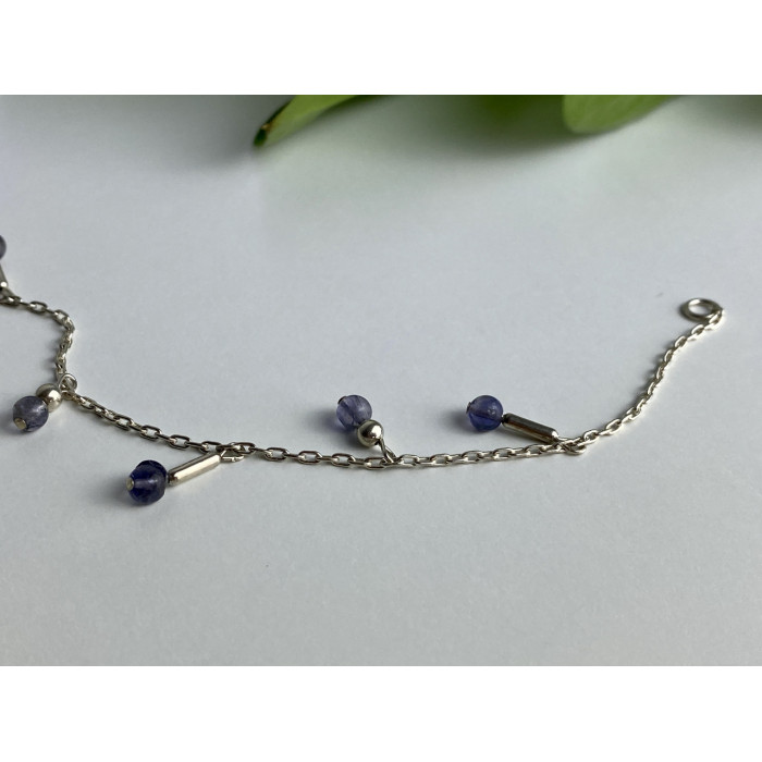 Sky Jewelry Серебряный браслет с ювелирным стеклом