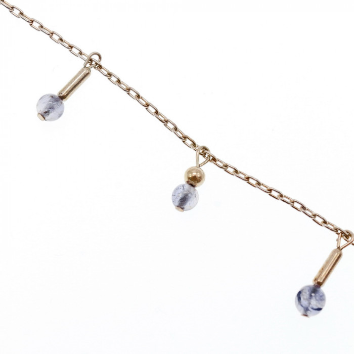 Sky Jewelry Серебряный браслет с ювелирным стеклом