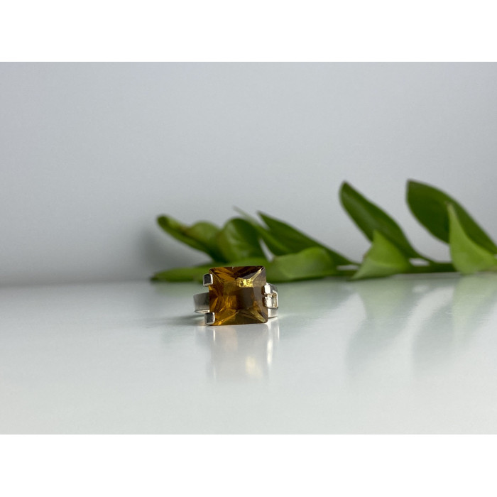 Sky Jewelry Серебряное винтажное кольцо с гелиодором