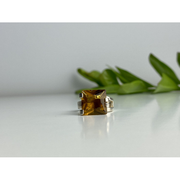 Sky Jewelry Серебряное винтажное кольцо с гелиодором