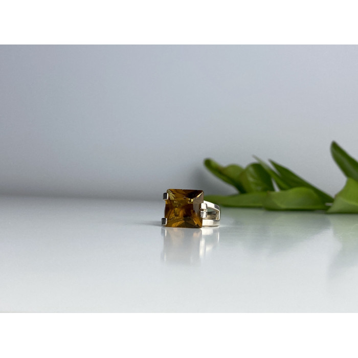 Sky Jewelry Серебряное винтажное кольцо с гелиодором