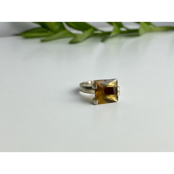 Sky Jewelry Серебряное винтажное кольцо с гелиодором