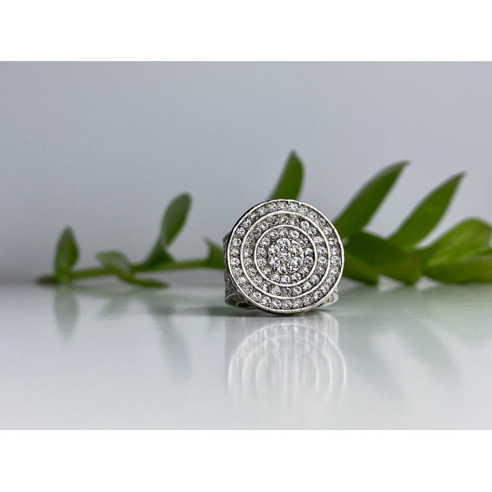 Sky Jewelry Серебряное кольцо 925 проба с фианитами