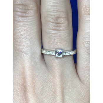 Sky Jewelry Серебряное кольцо с фианитами