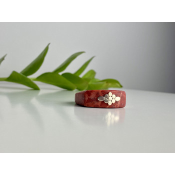 Sky Jewelry Серебряное эксклюзивное кольцо Коралл